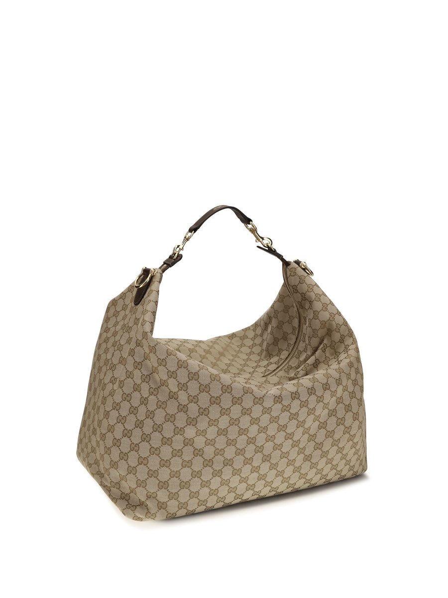 Gucci Brera Shoulder Bag — Beige Fabric