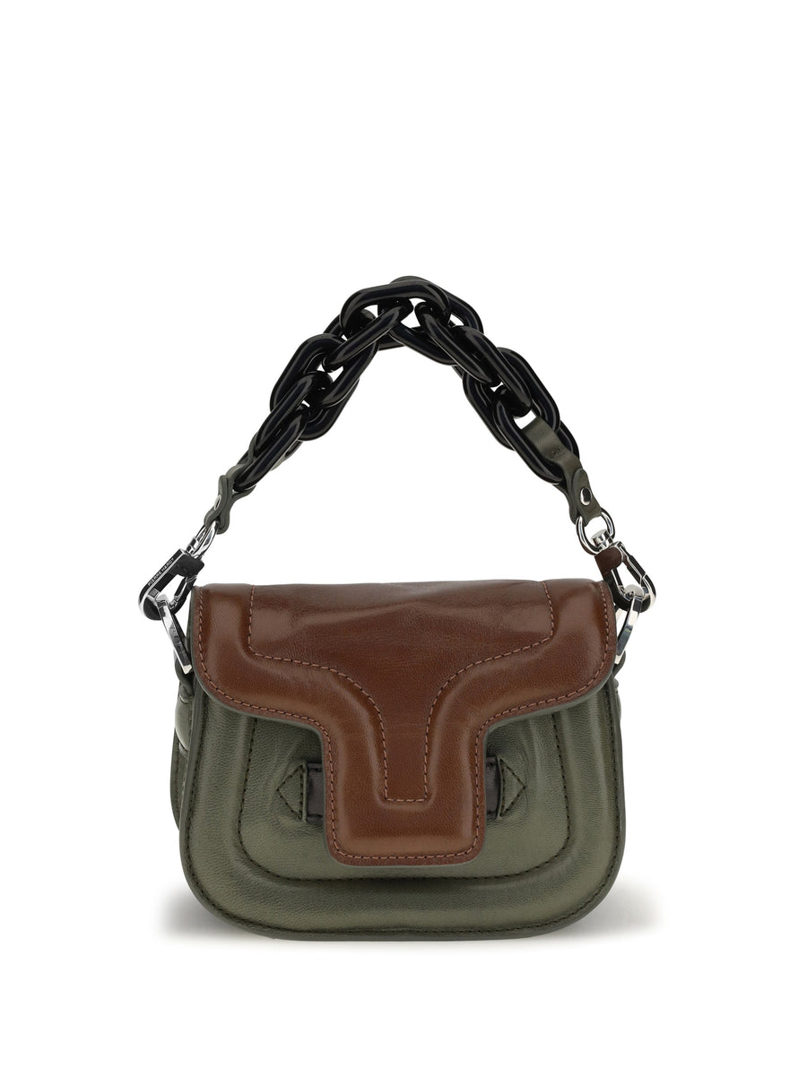 Pierre Hardy Shoulder Bag — Green Calf Leather Bos Taurus
