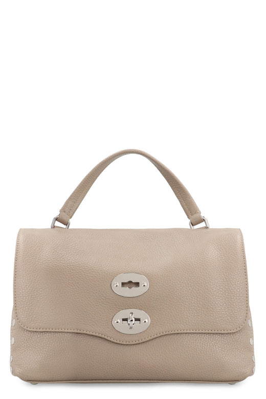 Zanellato Postina S Top Handle Bag — Beige Calf Leather
