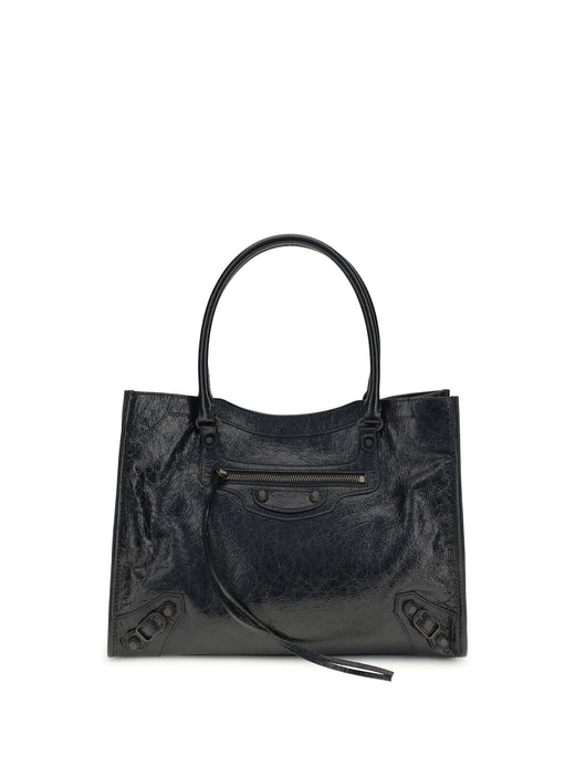 Balenciaga Le City Shoulder Bag — Black Lamb Ovis Aries
