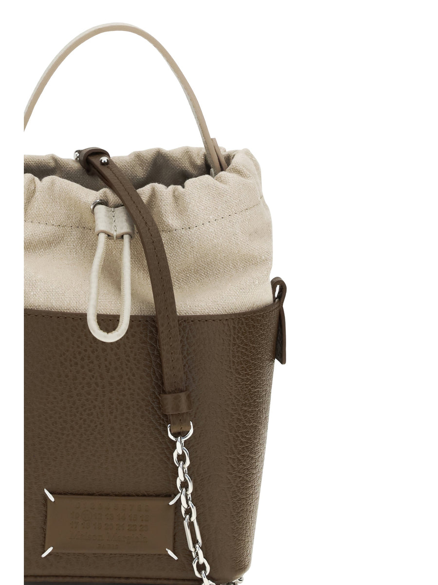 Maison Margiela Bucket Bag — Beige Calf Leather