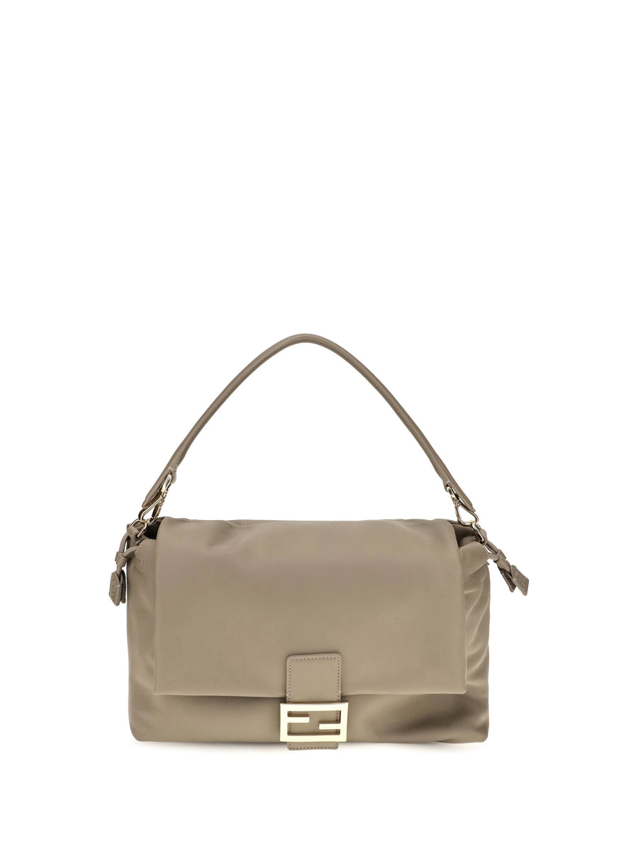 Fendi Baguette Shoulder Bag — Taupe Calf Leather