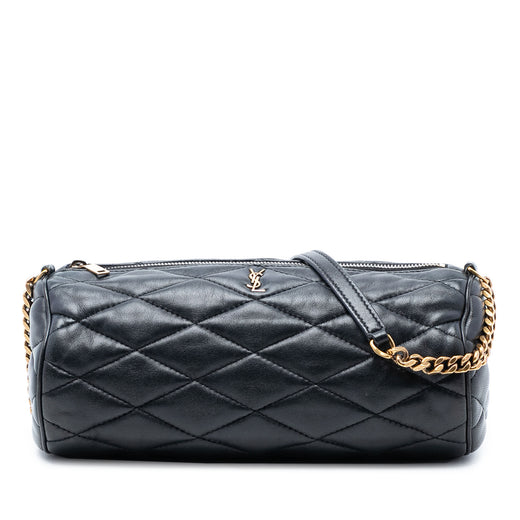 Small Quilted Lambskin Sade Tube Bag - Image 1