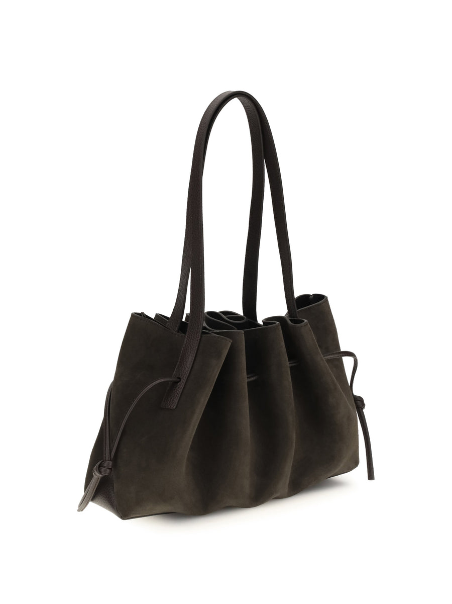Yuzefi Shoulder Bag — Black Calf Leather