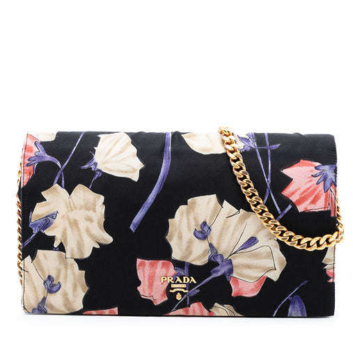 Tessuto Floral Print Chain Crossbody - Image 1
