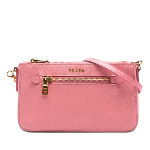 Saffiano Lux Front Pocket Crossbody - Image 1