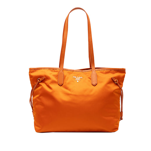 Saffiano Trimmed Tessuto Open Convertible Tote - Image 1