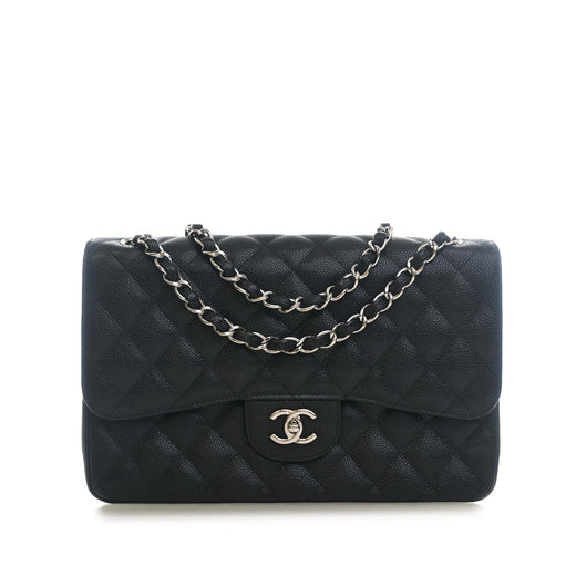 Jumbo Classic Caviar Double Flap - Image 1