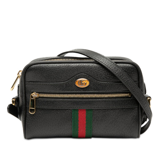 Mini Calfskin Web Ophidia Crossbody - Image 1