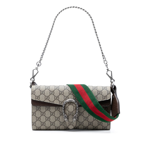 Small GG Supreme East West Dionysus Flap Bag - Image 1