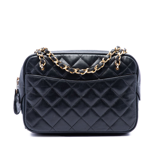 Mini CC Quilted Lambskin Pocket Chain Camera Bag - Image 1