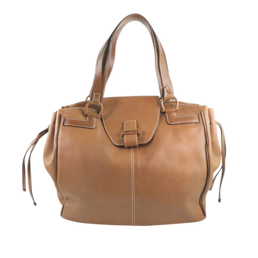 Leather Gancini Tote - Image 1
