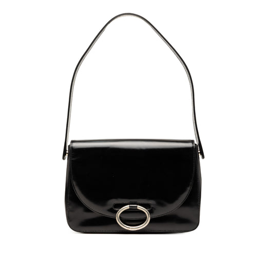 Spazzolato Leather Flap Shoulder Bag - Image 1