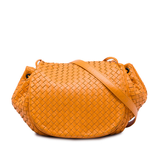 Nappa Intrecciato Flap Crossbody - Image 1