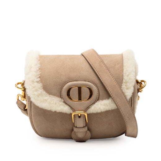 Small Suede Shearling Bobby Crossbody - Image 1