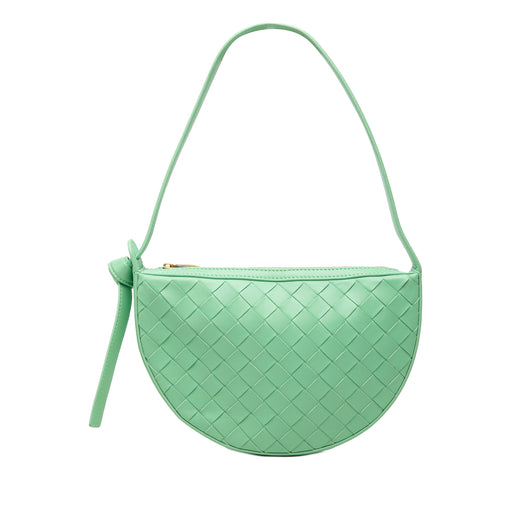 Mini Leather Intrecciato Sunrise Hobo - Image 1