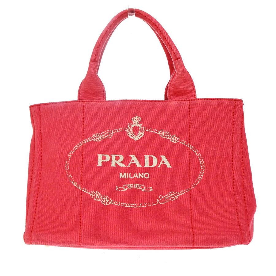 Prada Canapa Canvas Red Bag