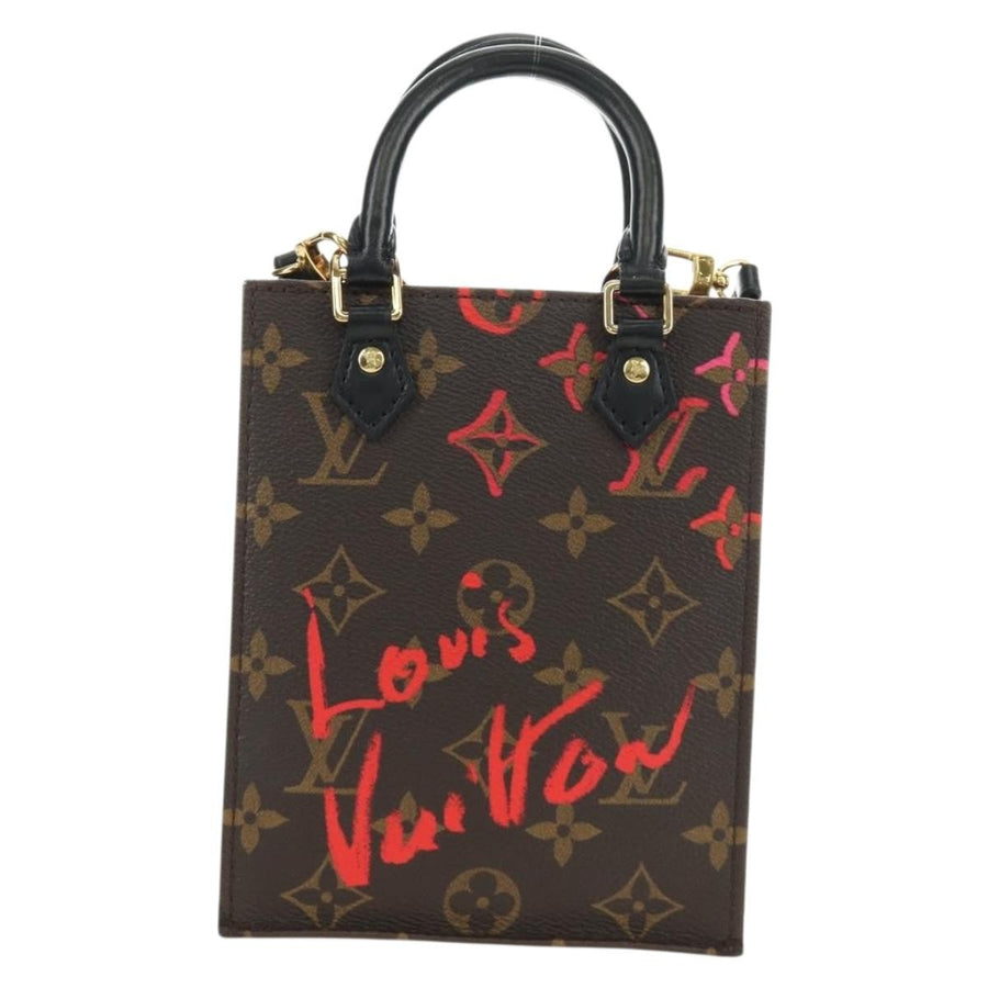 Louis Vuitton Petit Sac Plat Limited Edition Fall Love Monogram Canvas Brown Bag