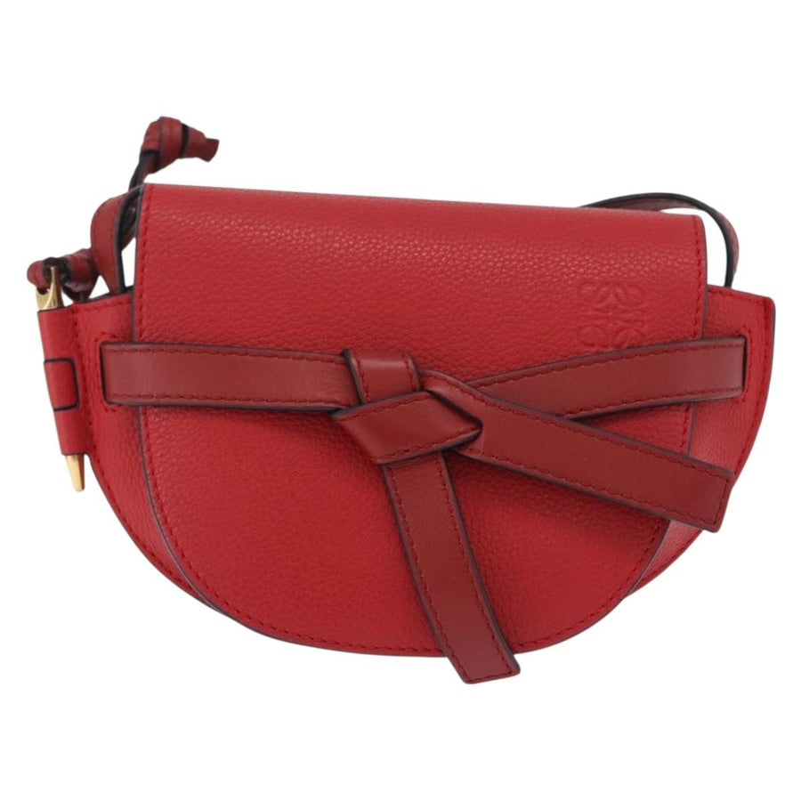 Loewe Metal Gate Leather Red Bag