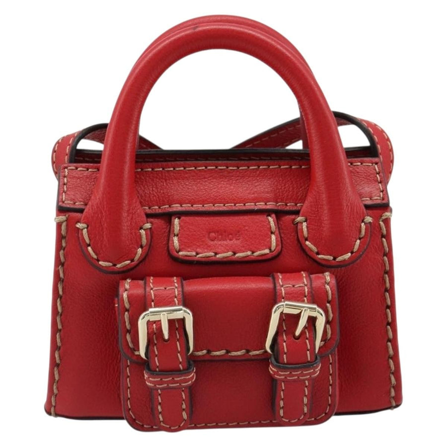 Chloe Edith Leather Red Bag