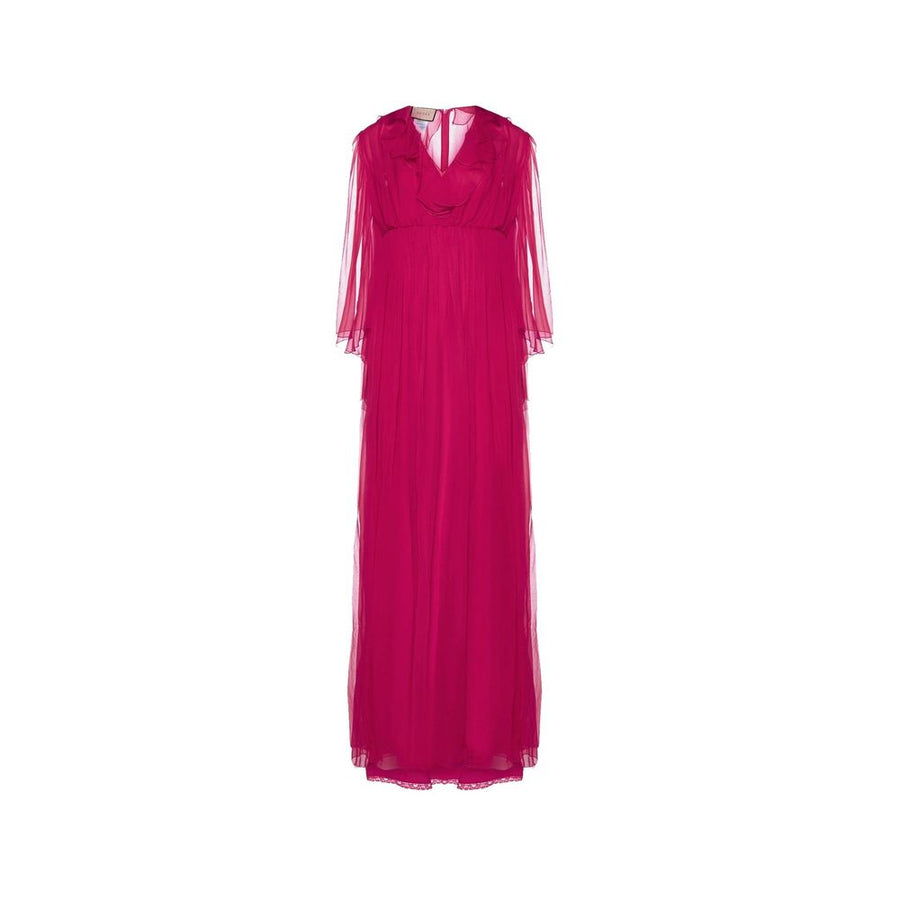 Multicolor Silk Casual Dress