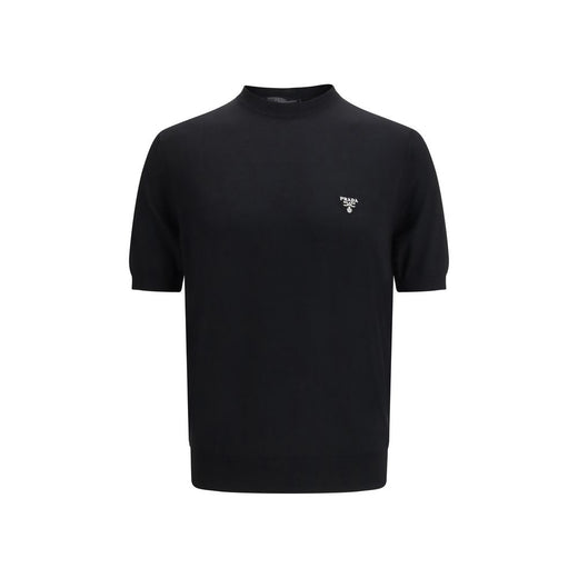 Black Wool T-Shirt