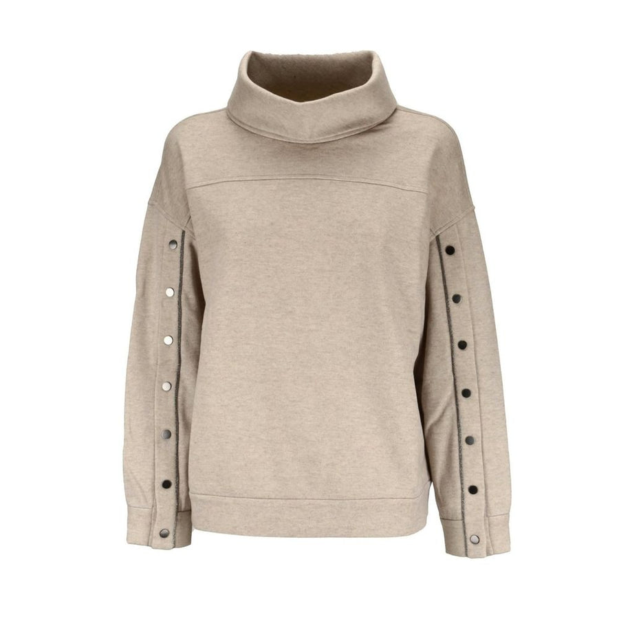 Beige Cashmere Turtleneck