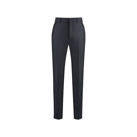 Blue Mohair Dress Pants