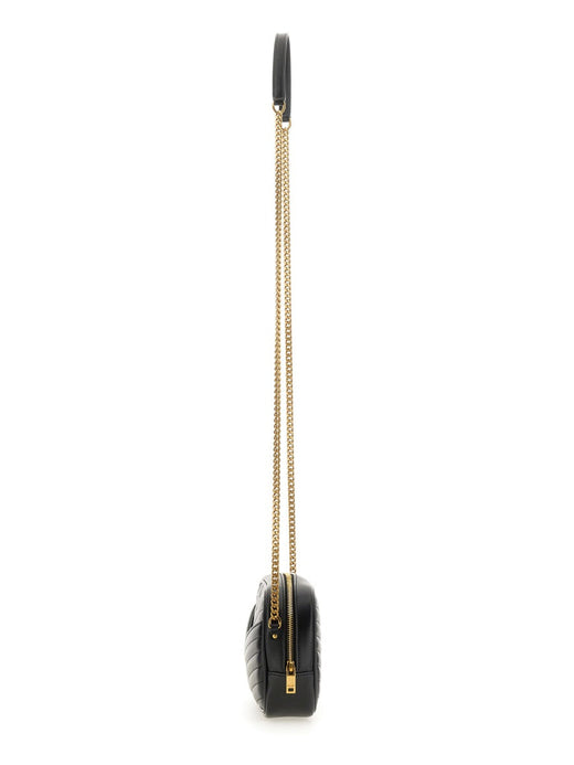 Saint Laurent Shoulder Bag — Black Calf Leather