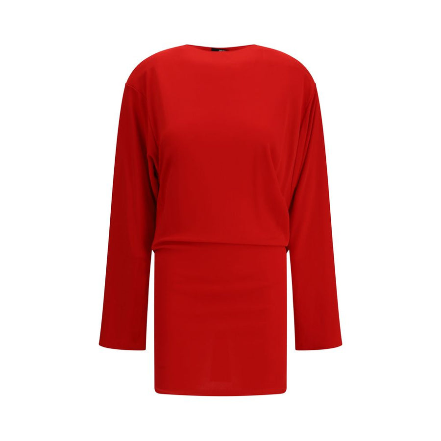 Red Viscose Cocktail Dress