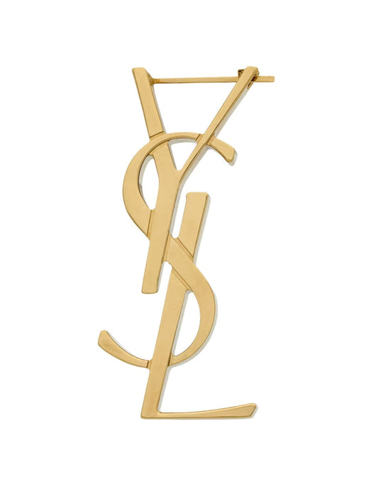 Saint Laurent Cassandre Earring — Gold Brass Earrings