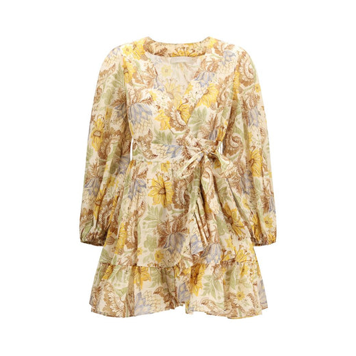 Multicolor Cotton Casual Dress