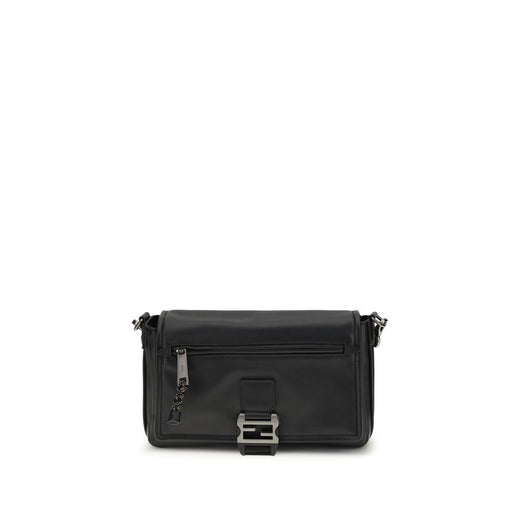 Black Calf Leather Bos Taurus Shoulder Bag
