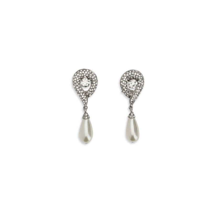 Silver Brass Earrings