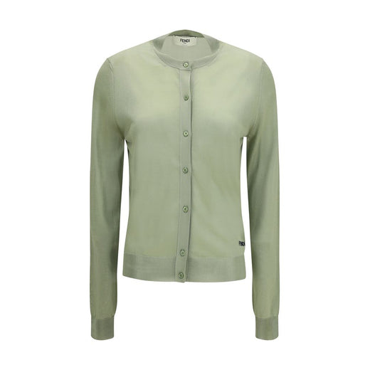 Bicolor Viscose Cardigan