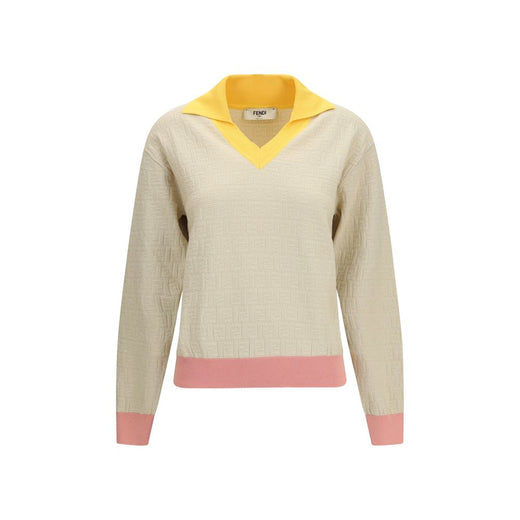 Beige Cotton Sweatshirt