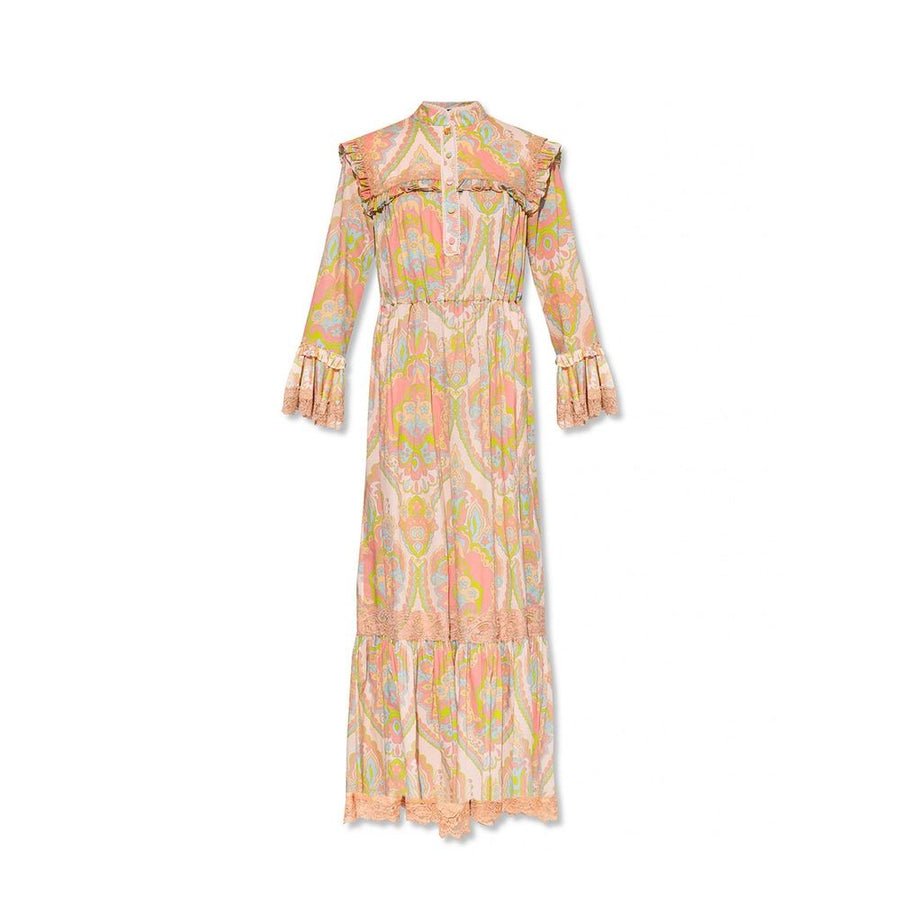 Multicolor Cotton Casual Dress