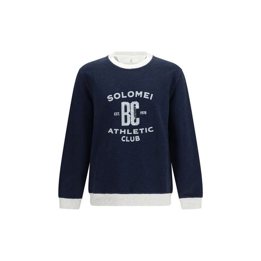 Blue Cotton Sweatshirt
