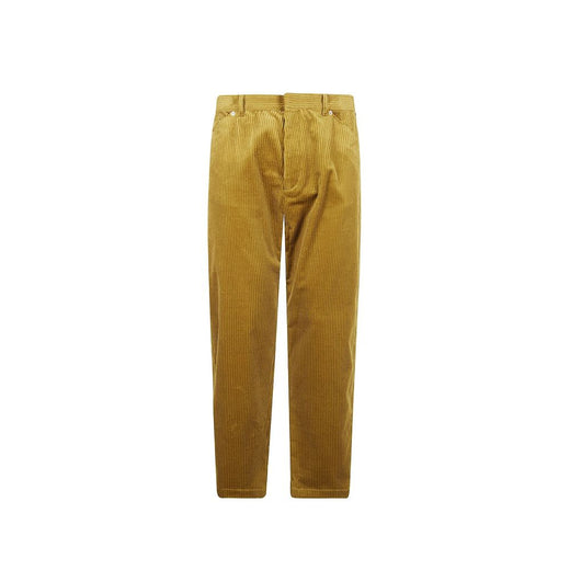 Bicolor Cotton Casual Pants
