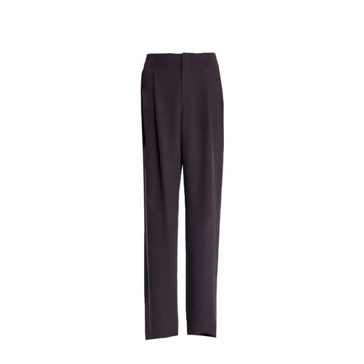 Brown Silk Casual Pants