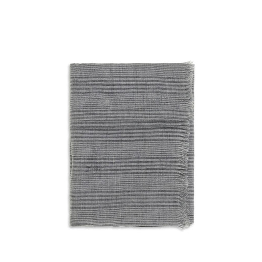 Gray Linen Scarf