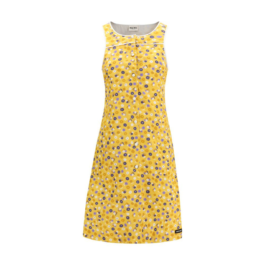 Multicolor Cotton Casual Dress