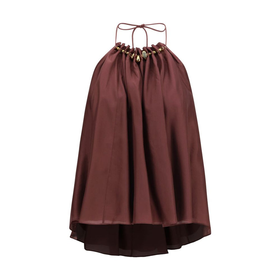 Bordeaux Silk Blouse