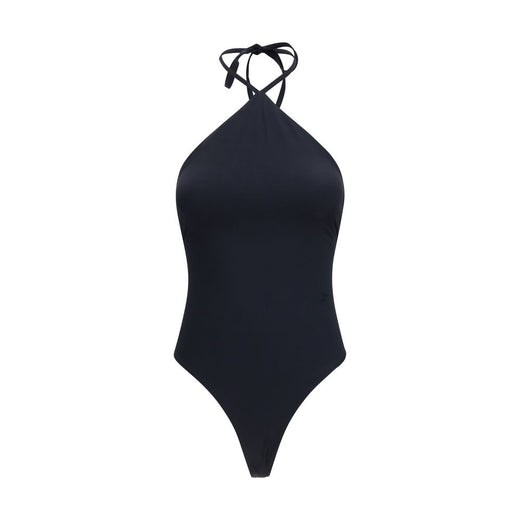 Black Polyamide One-Piece Swimsuit