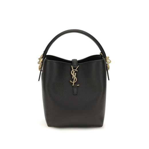 Black Calf Leather Bos Taurus Backet Bag