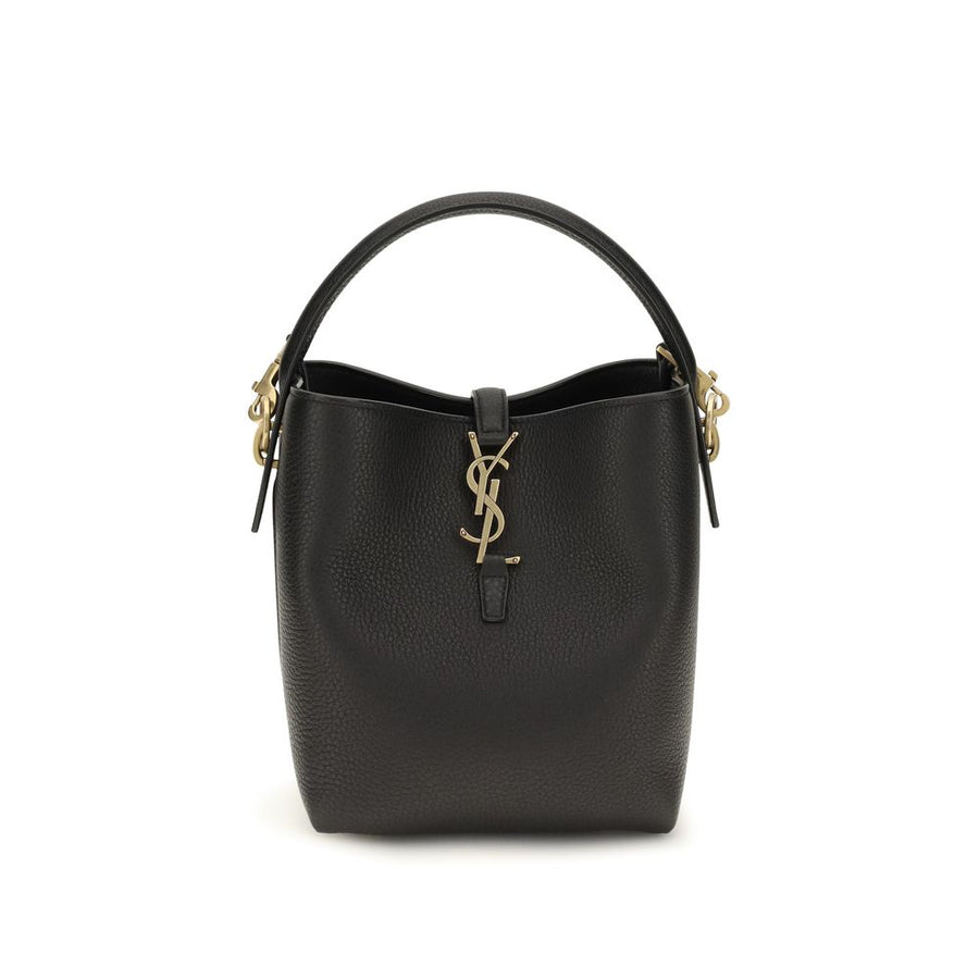 Black Calf Leather Bos Taurus Backet Bag