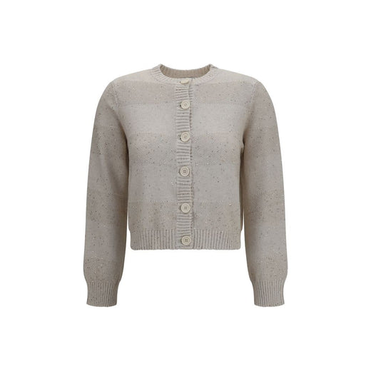 Beige Cotton Sweatshirt