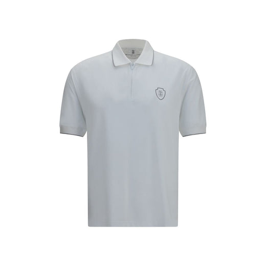 White Polyamide Polo Shirt