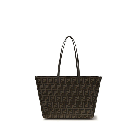 Brown Fabric Shoulder Bag