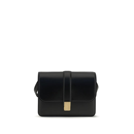 Black Calf Leather Bos Taurus Shoulder Bag